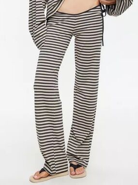 Lioness Bloom Side Tie Wide Leg Pants : Large
